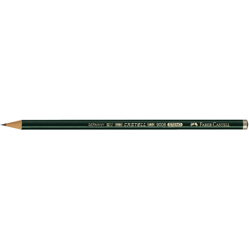 FABER-CASTELL Steno Stift 9008, ohne Radiergummi