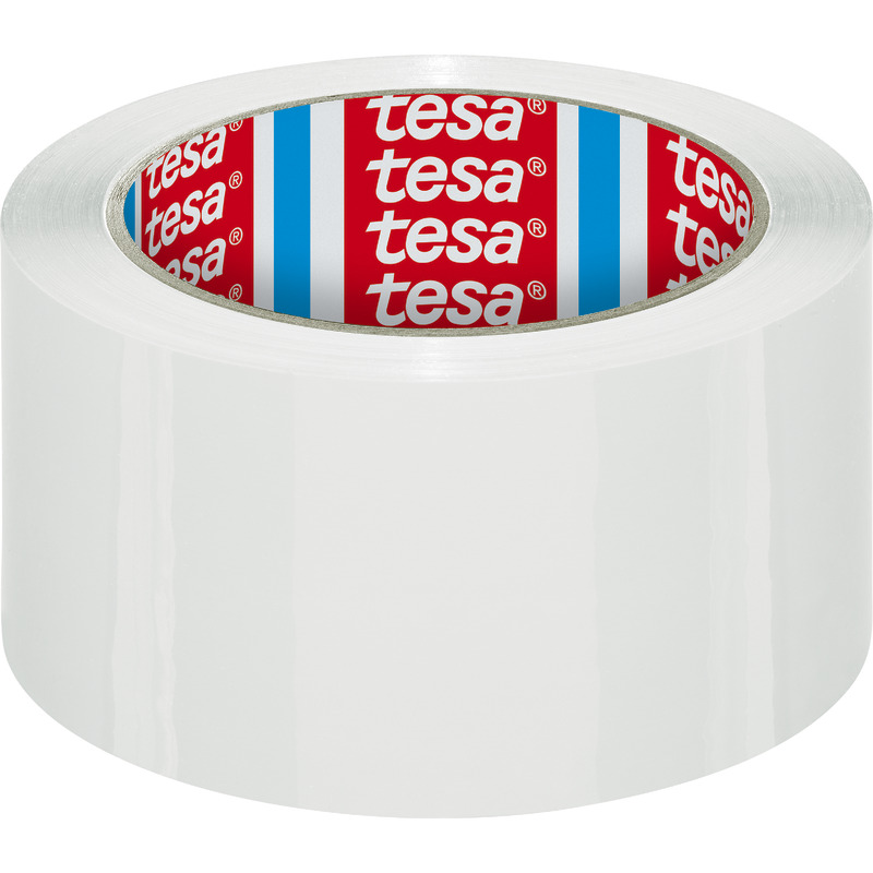 tesa Packband 4195 PP,  Bandmaße: 50 mm x 66 m - weiß