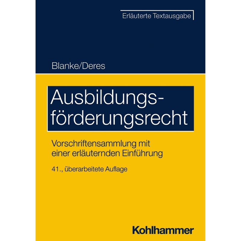 Ausbildungsförderungsrecht