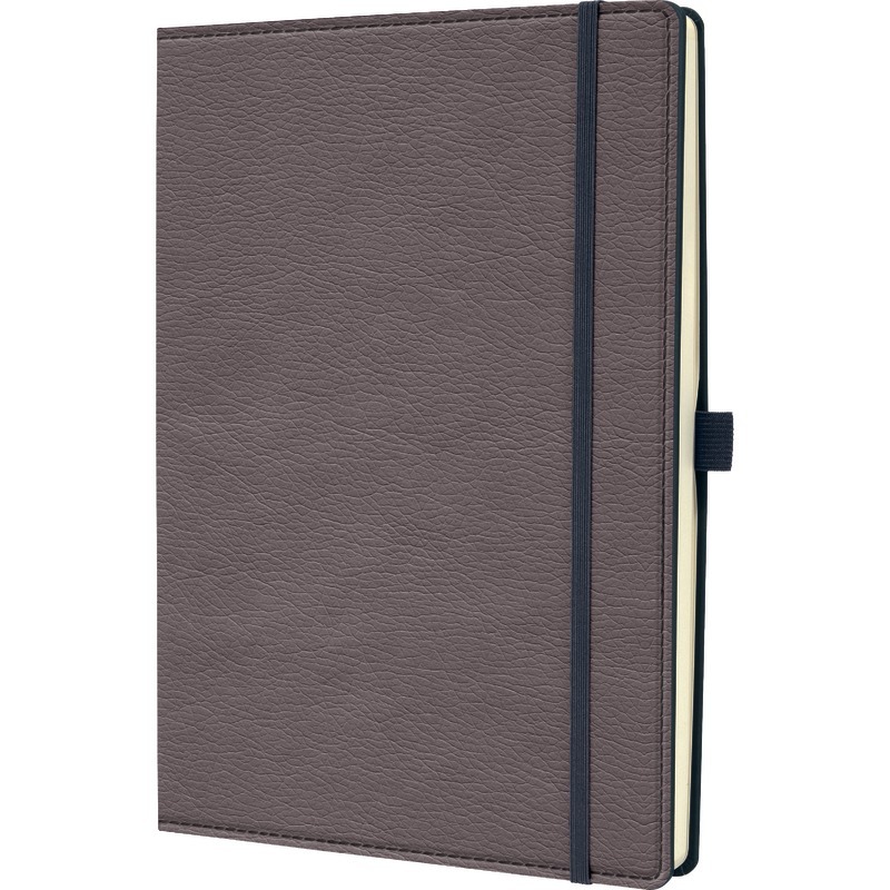 Sigel Notizbuch Conceptum® Casual, Hardcover, ca. DIN A4, Dot-Lineatur, 194 Seiten - taupe