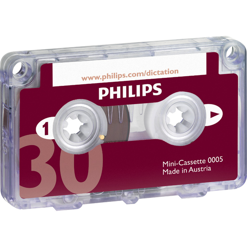 PHILIPS Minikassette, 2 x 15 Min.