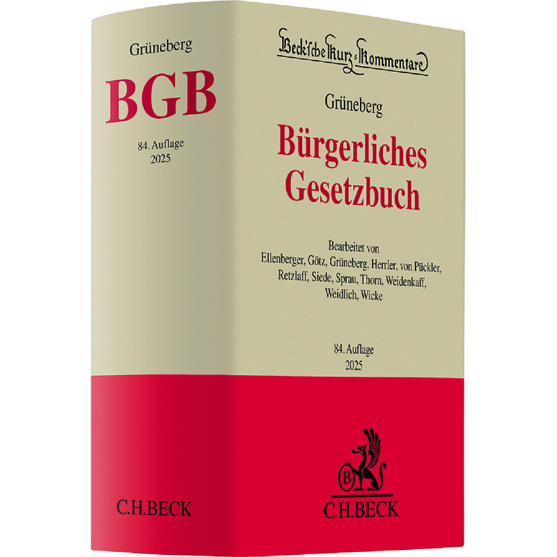 Bürgerliches Gesetzbuch: BGB