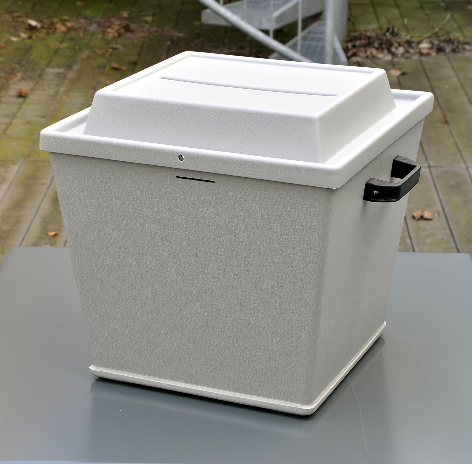 Stapel-Wahlurne konisch, 35 cm hoch (mit konischem Stülpdeckel)