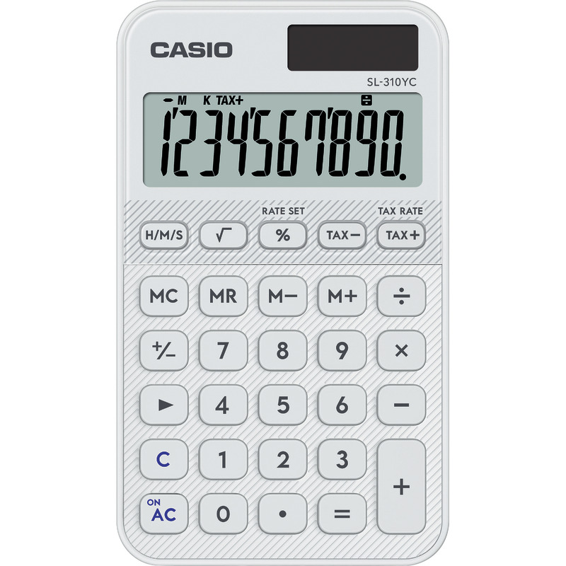 Casio  Taschenrechner SL-310YC - weiß