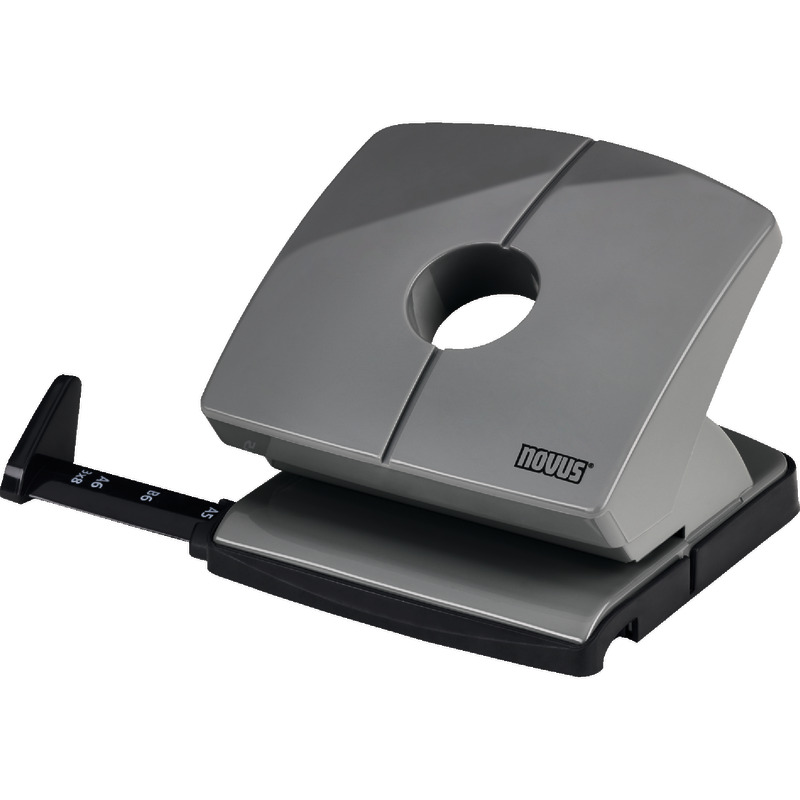 novus Bürolocher B220 COLOR ID 2.0 pastell - grau