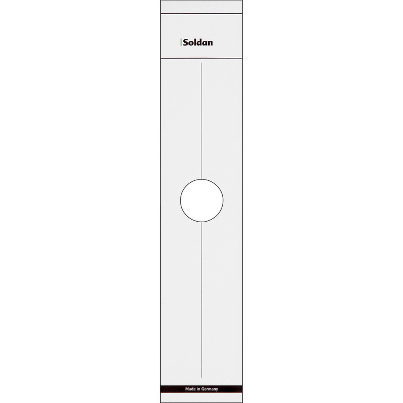SoldanPlus Rückenschilder, selbstklebend, für Rückenbreite 70 mm, weiß