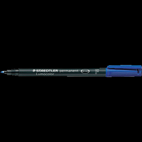 STAEDTLER Folienstifte Lumocolor® 318 F, permanent, Einzelfarben - blau