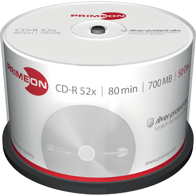 PRIMEON CD-R 700 MB, 50er Spindel