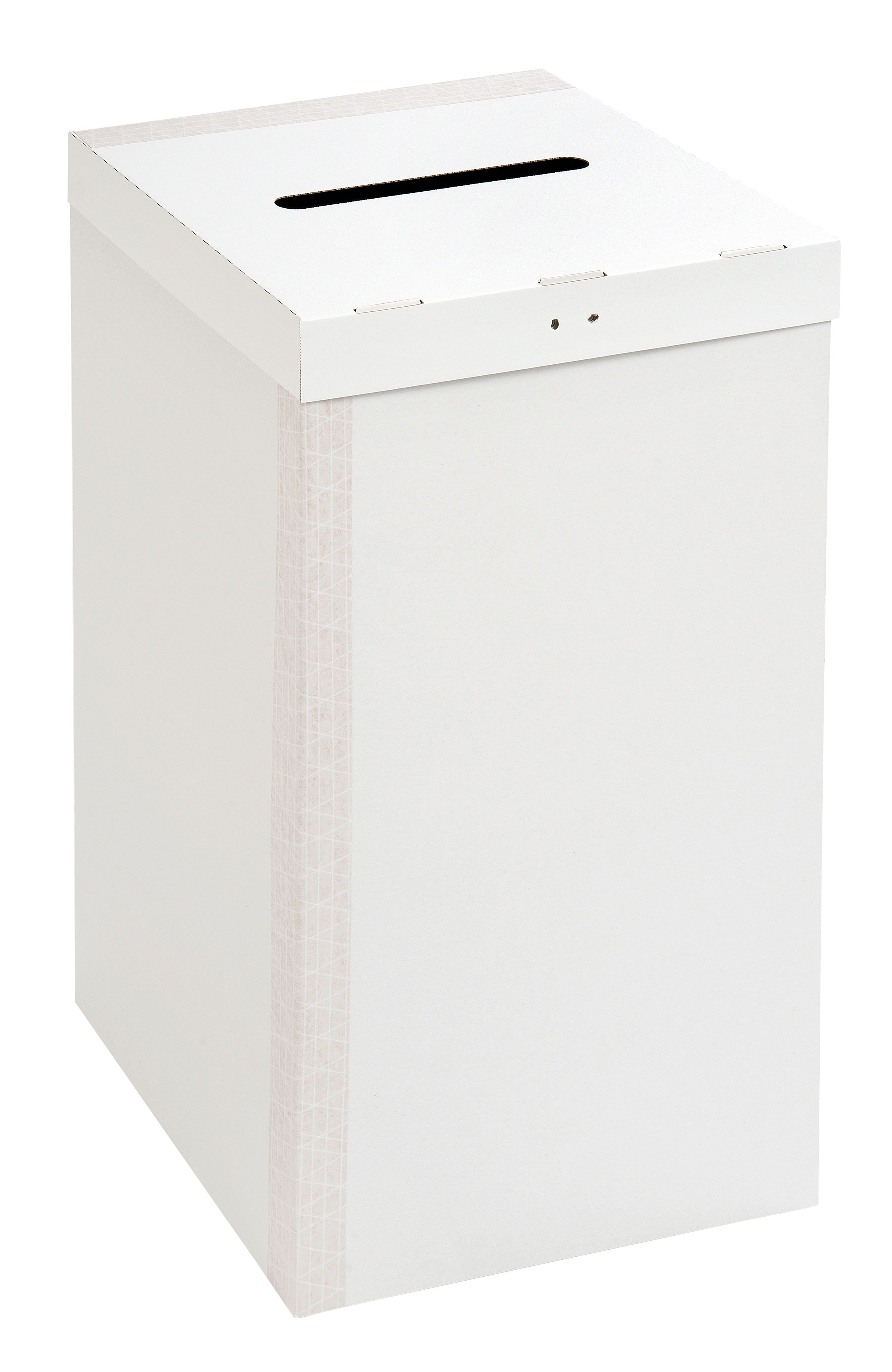 Robuste Wahlurne aus Wellpappe in 70 cm Höhe