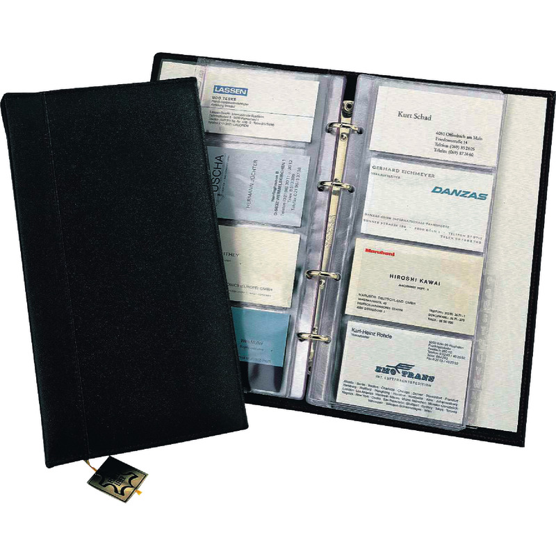 Ringbuch-Ersatzhüllen für Visitenkarten