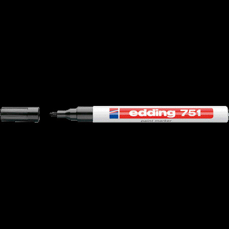 edding Permanent Lackmarker 751 - schwarz