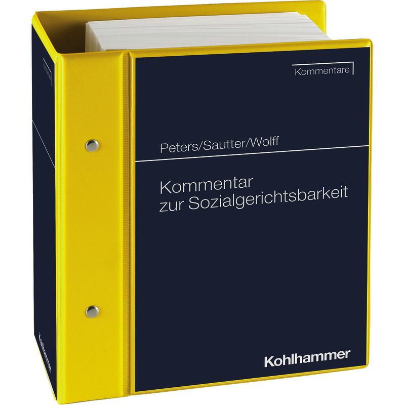 Kommentar zur Sozialgerichtsbarkeit - mit Fortsetzungsbezug