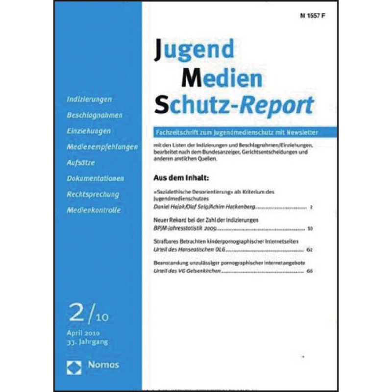 Jugend Medien Schutz-Report (JMS) - Abonnement