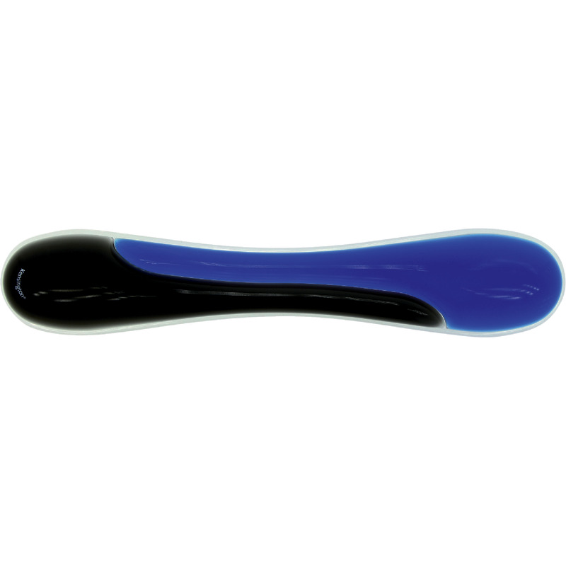 Kensington Duo Gel-Handgelenkauflage für Standardtastaturen - blau/schwarz