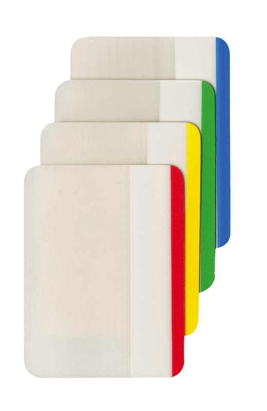 Post-it® Index Strong Ablagetabs, Groß, Verschiedene Farben, 50.8 mm x 38.1 mm, 24 Haftstreifen/Spender