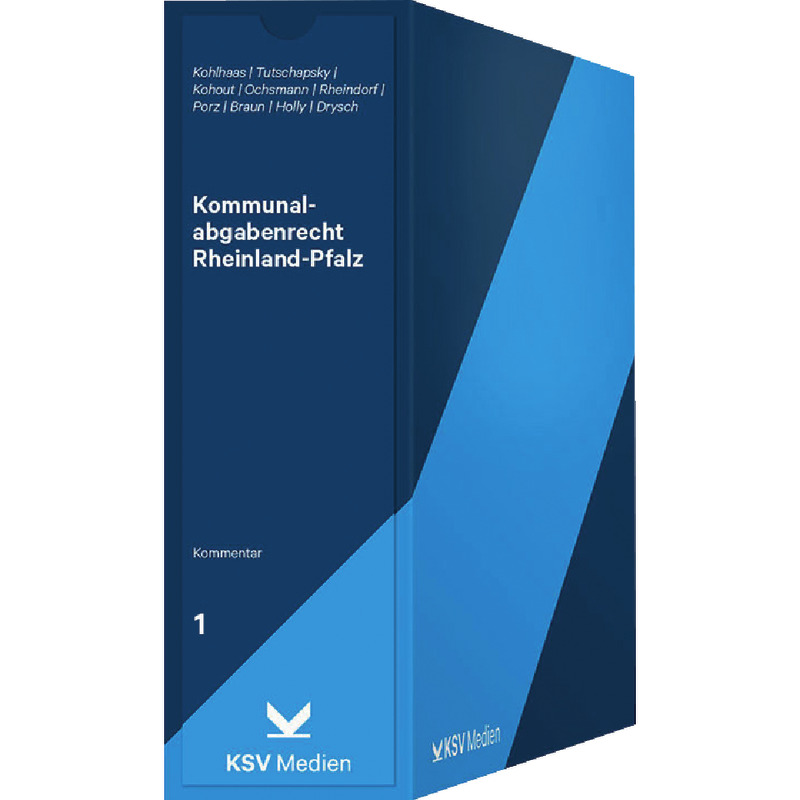 Kommunalabgabenrecht Rheinland-Pfalz - mit Fortsetzungsbezug