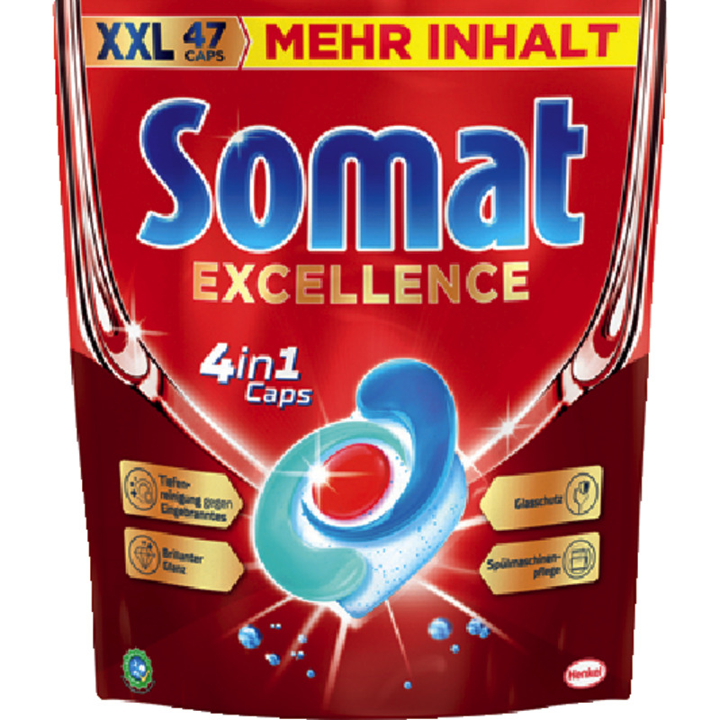 Somat Excellent Geschirrspülmittel-Tabs, 47er XXL Pack