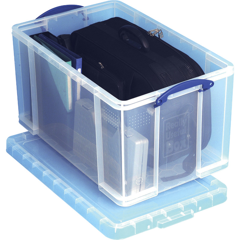 Really Useful Box Transport- und Aufbewahrungsbox mit Deckel, 84 l