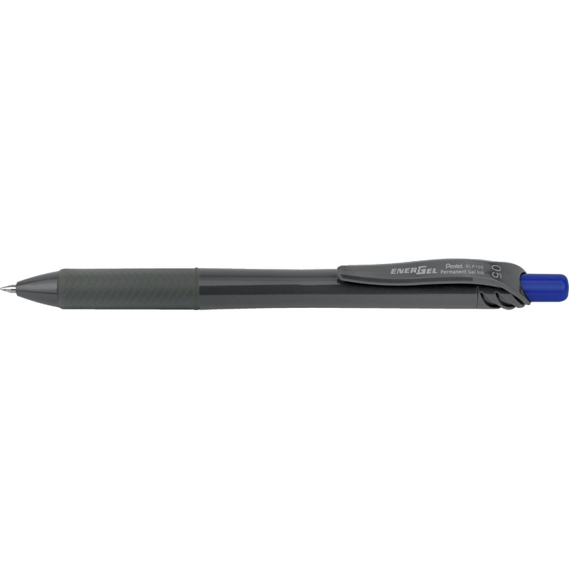 Pentel Gel-Tintenroller Liquid EnerGel Document/ Archiv BLP105, mit Druckmechanik - blau