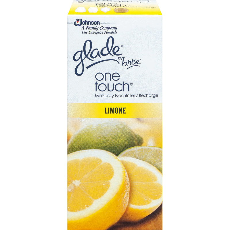 glade by brise Lufterfrischer Mini-Duftspray Nachfüller Limone, 10 ml