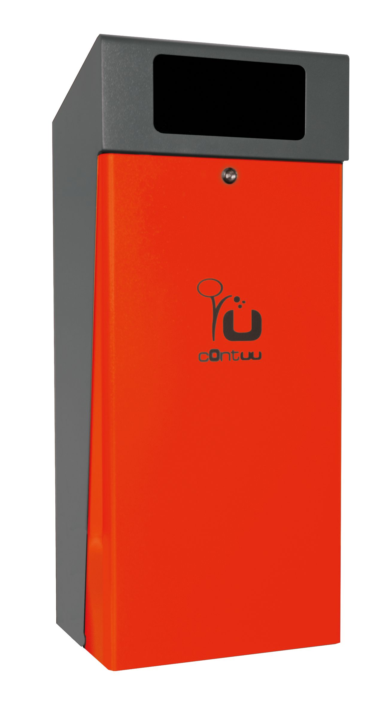 Abfallbehälter sevi 110, blutorange/anthrazit, 110 Liter