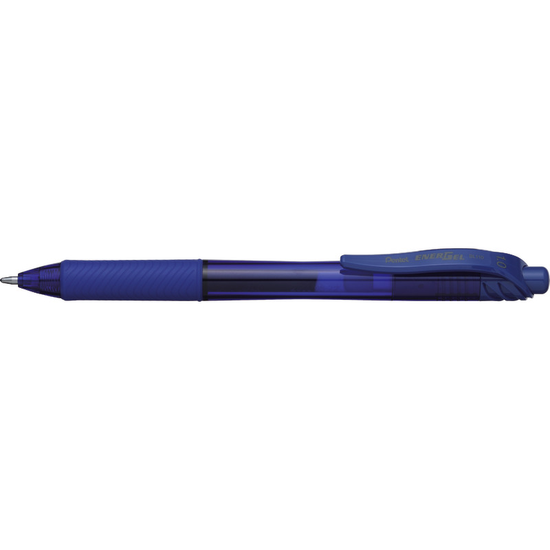 Pentel Gel-Tintenroller EnerGEL X BL110, mit Druckmechanik - blau