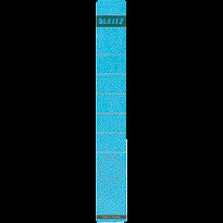 LEITZ Rückenschilder 1648, selbstklebend,  für Rückenbreite 52 mm, lang - blau