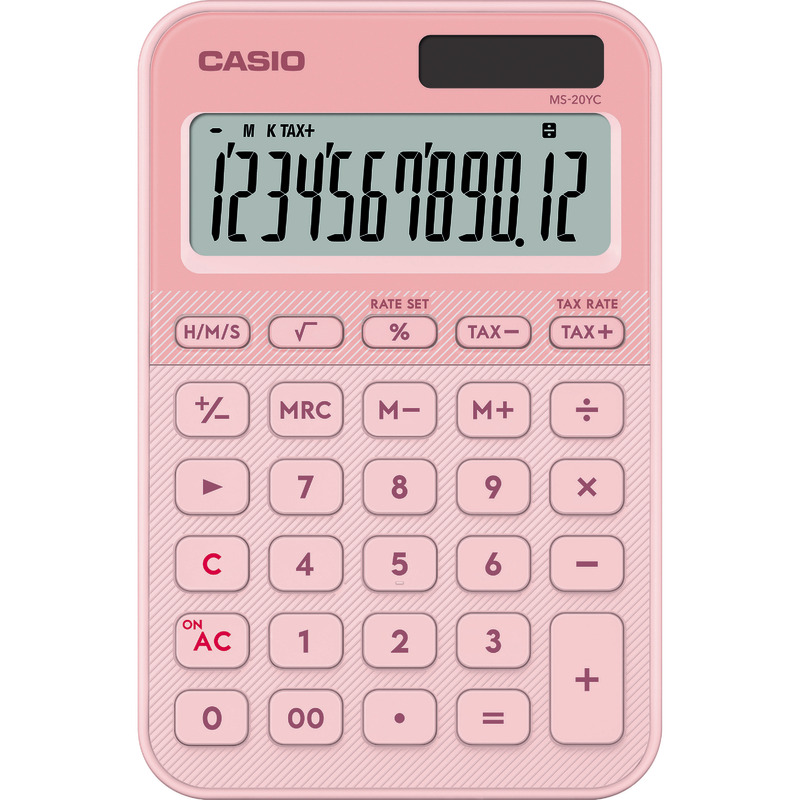 Casio Tischrechner MS-20YC - rosa
