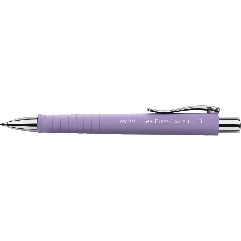 FABER-CASTELL Druckkugelschreiber POLY BALL XB - sweet lilac