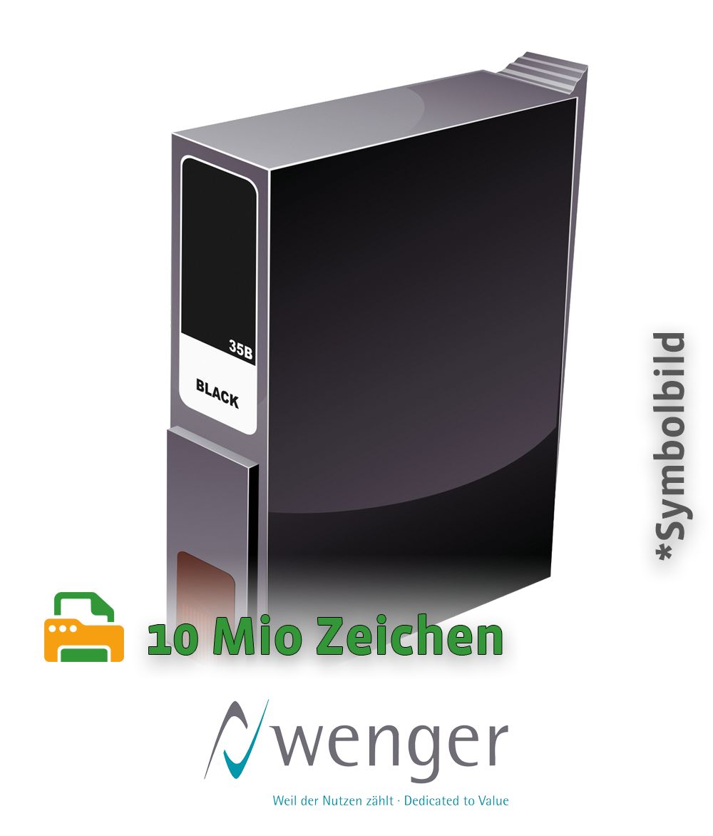 Farbbandkassette Wenger FB 251, dokumentenecht