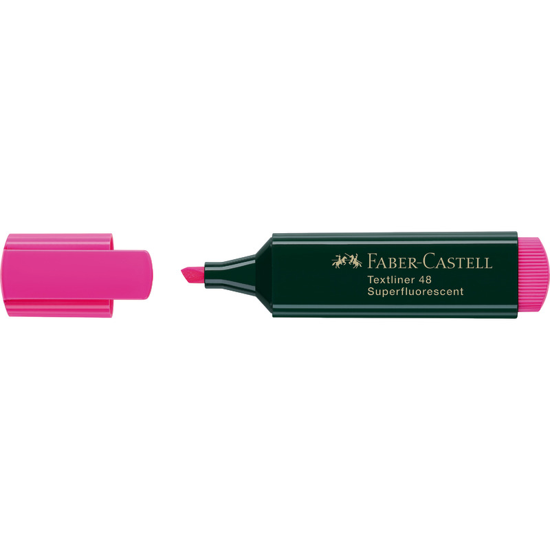 FABER-CASTELL Textmarker 48, Einzelfarben - pink FABER-CASTELL Textmarker 48, Einzelfarben - pink