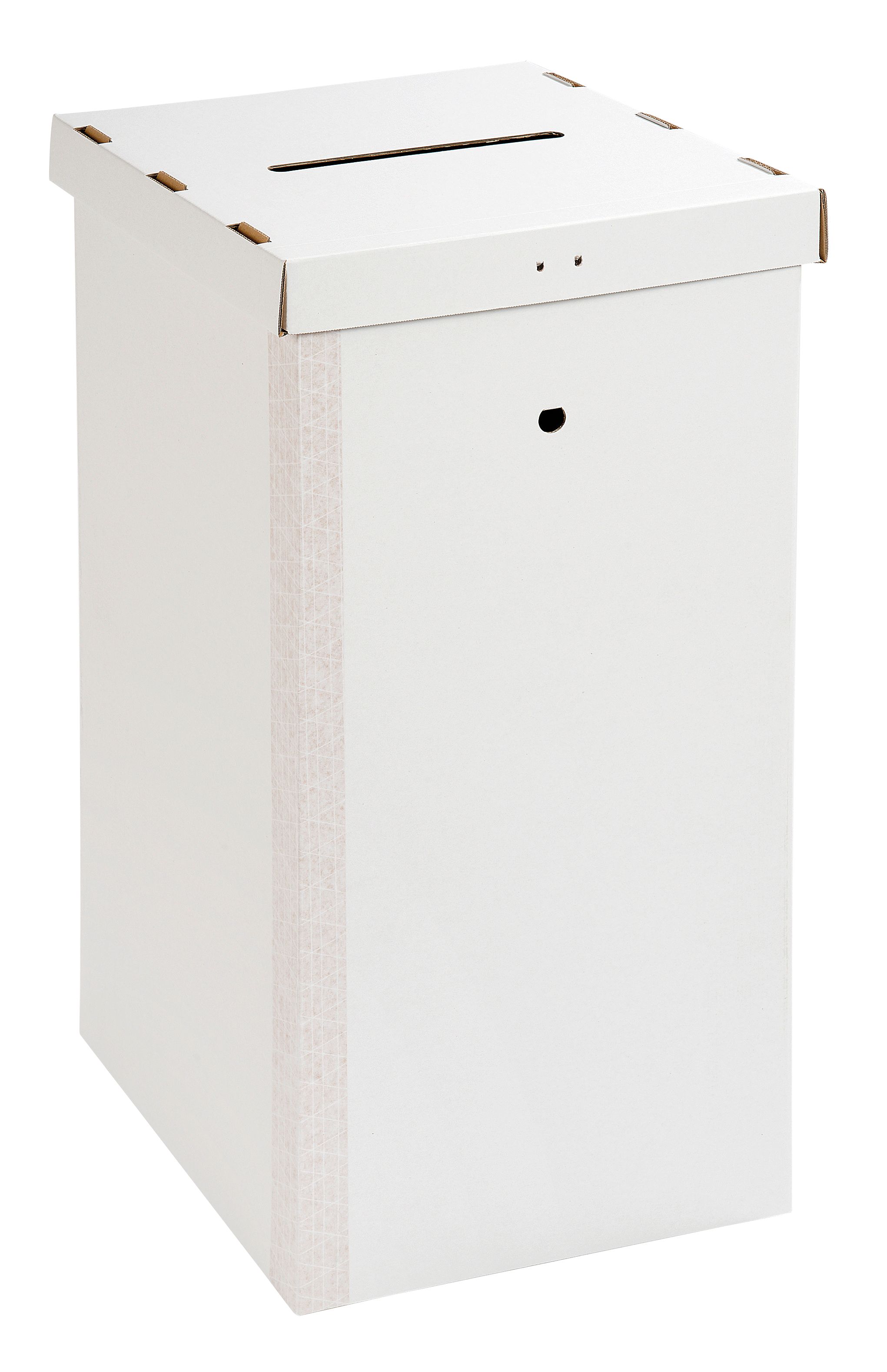 Wahlurne Wellpappe 83 cm hoch inkl. Deckel