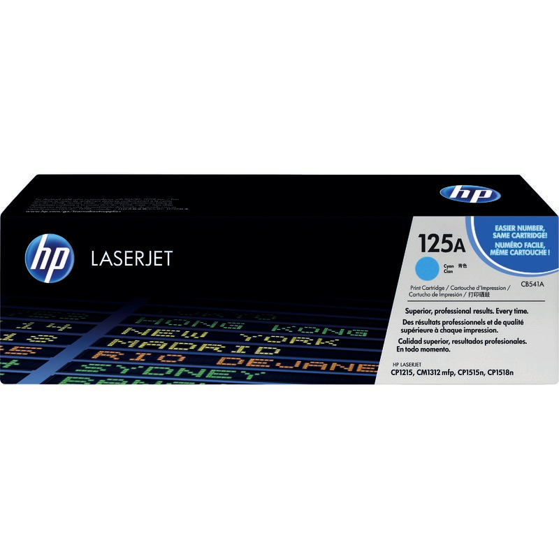 hp ColorSphere Toner CB541A, cyan