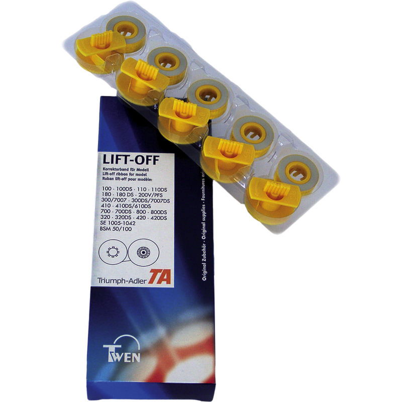 TWEN Korrekturband Lift Off (Gr. 143) Packung: 5 Stück