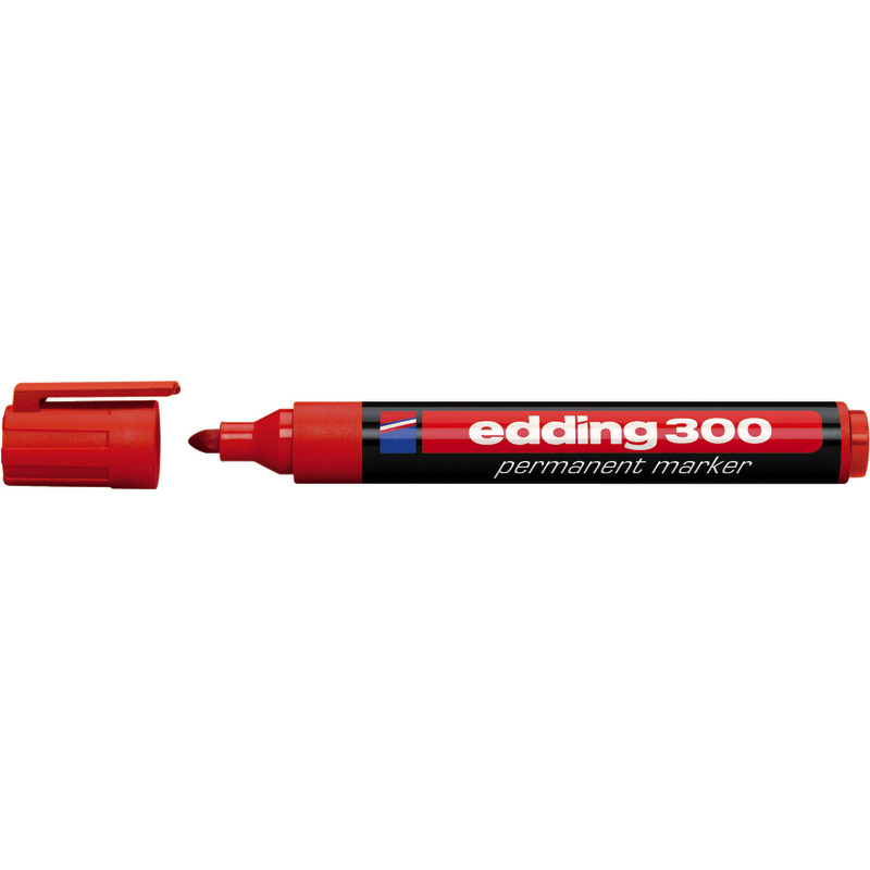 edding Permanentmarker 300 - rot