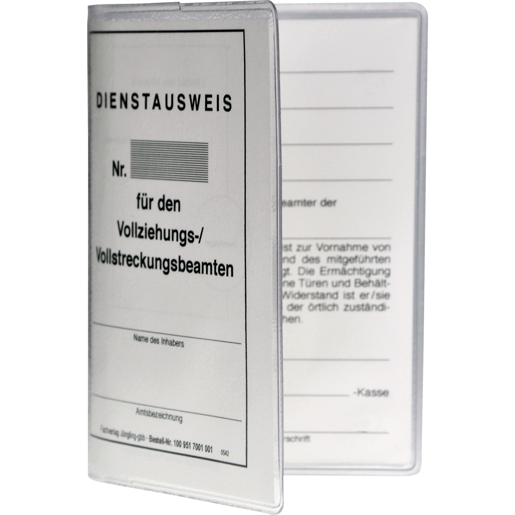 Ausweishülle, DIN A6, transparent Ausweishülle, DIN A6, transparent