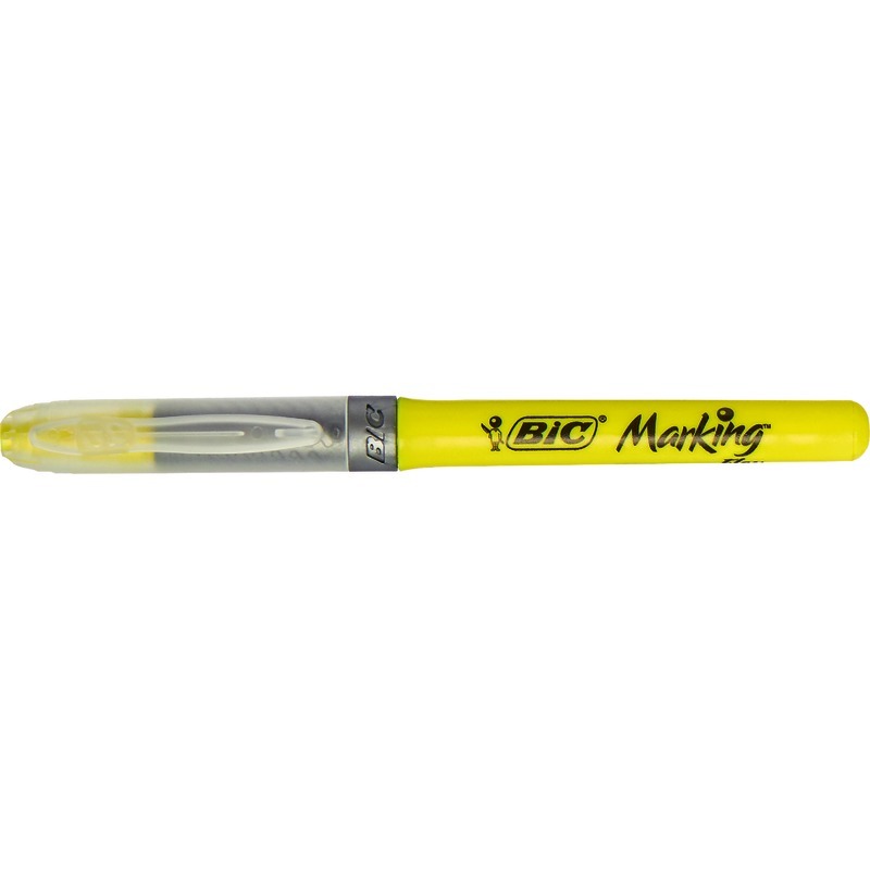 BIC Textmarker Highlighter Flex, Einzelfarben - gelb