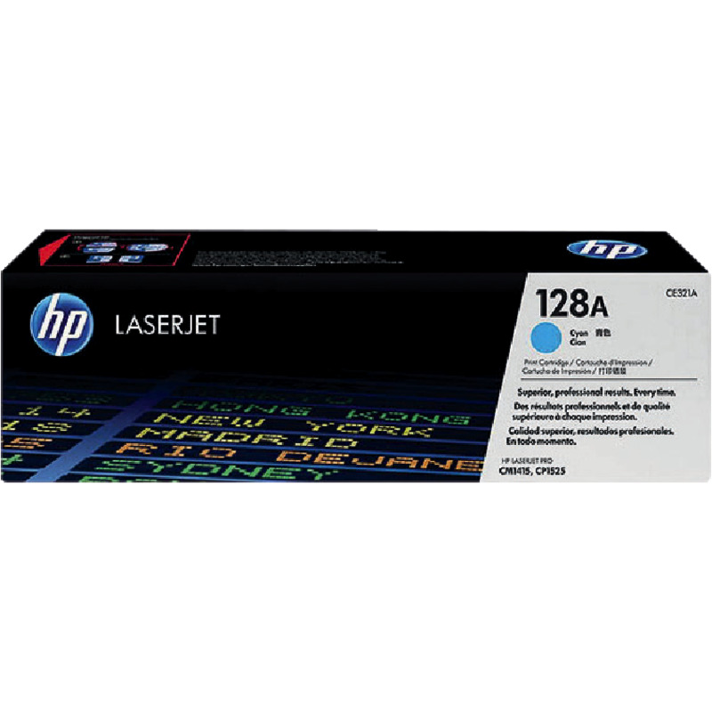 hp ColorSphere Toner CE321A, cyan