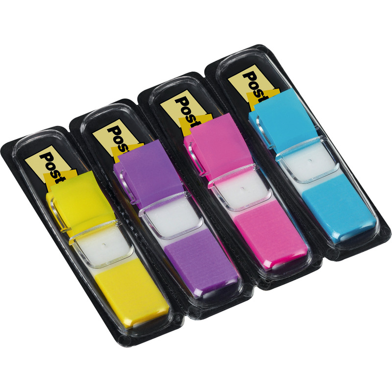 Post-it® Index Haftstreifen, Mini, Verschiedene Farben