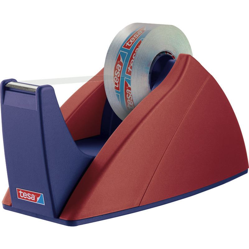 tesa® Tischabroller EASY CUT 57421 - rot / blau