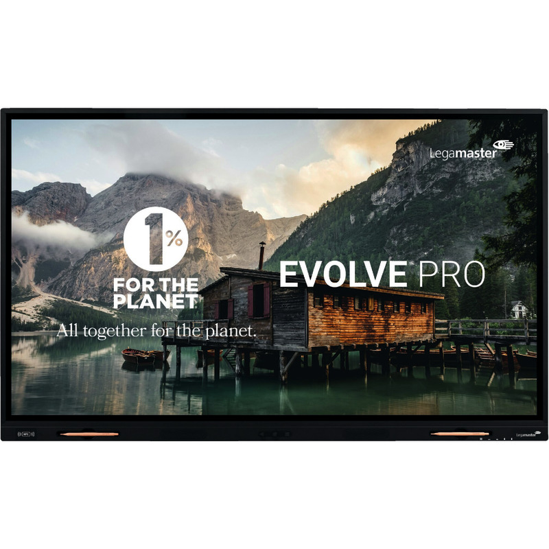 Legamaster  Evolve PRO 75 + Wandhalterung VESA + Kabel + Lieferungs-/Installationsservice
