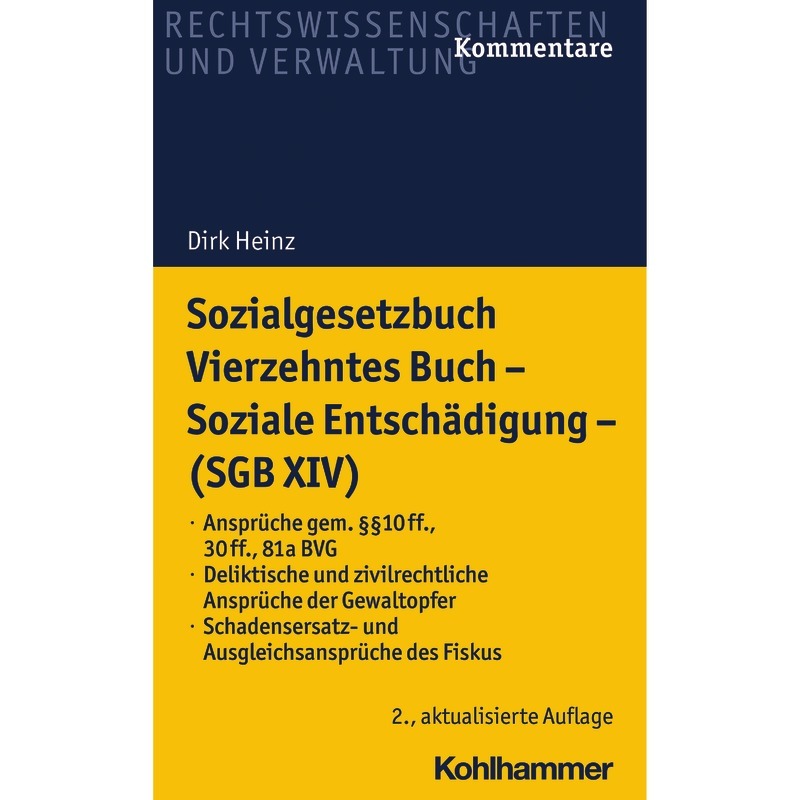 Sozialgesetzbuch Vierzehntes Buch - Soziale Entschädigung - (SGB XIV)