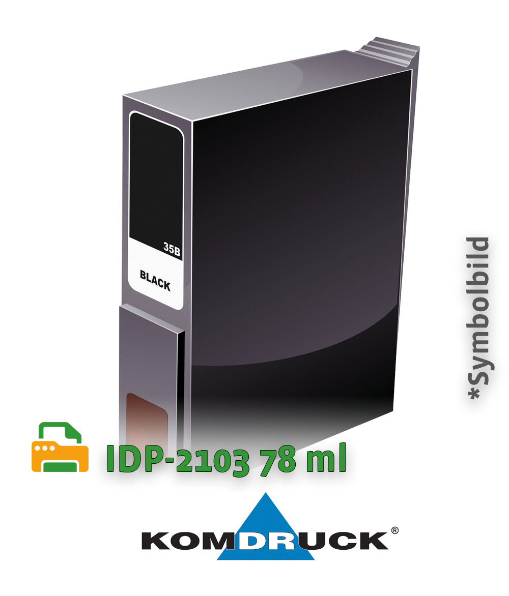 KOMDRUCK IDP-2103 - Druckerpatrone Black, 78 ml