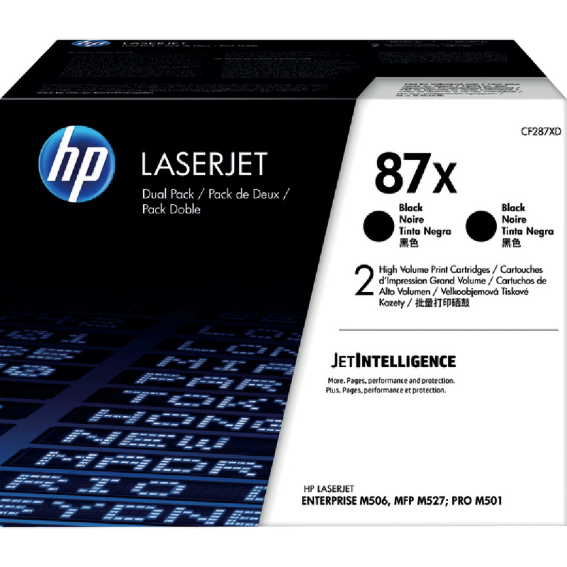 hp Toner CF287XD, schwarz