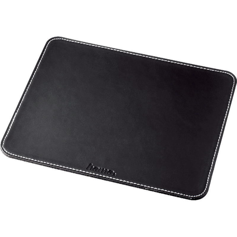 hama Leder-Mousepad - schwarz