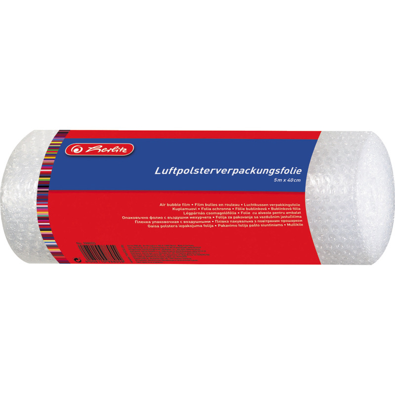 herlitz Luftpolsterfolie, transparent
