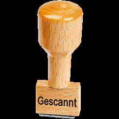 SoldanPlus Holzstempel Gescannt