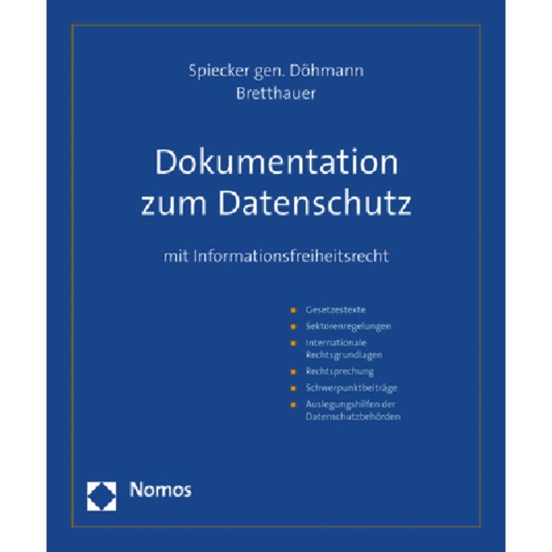 Dokumentation zum Datenschutz - mit Fortsetzungsbezug