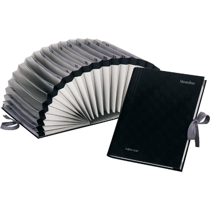 PAGNA Vorordner A – Z / 20 Fächer - schwarz