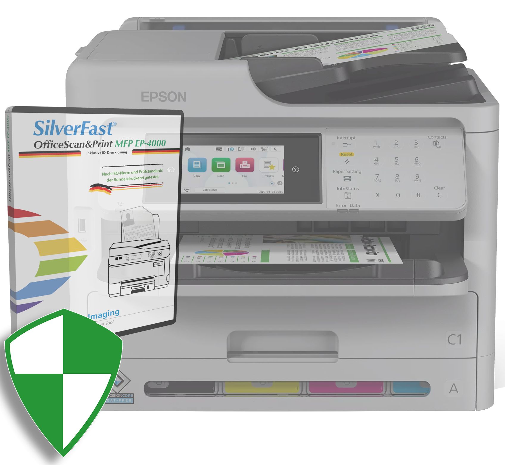 SilverFast Print-Softwarelizenz für OfficeScan&Print MFP EP-4000 für einen weiteren Arbeitsplatz